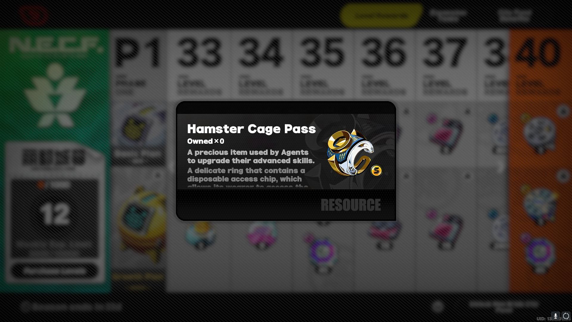 Hamster Cage Pass in the New Eridu City Fund (Image via HoYoverse)