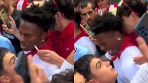 "Some people have no class": Fans react after IShowSpeed is burned by a stranger using a cigarette