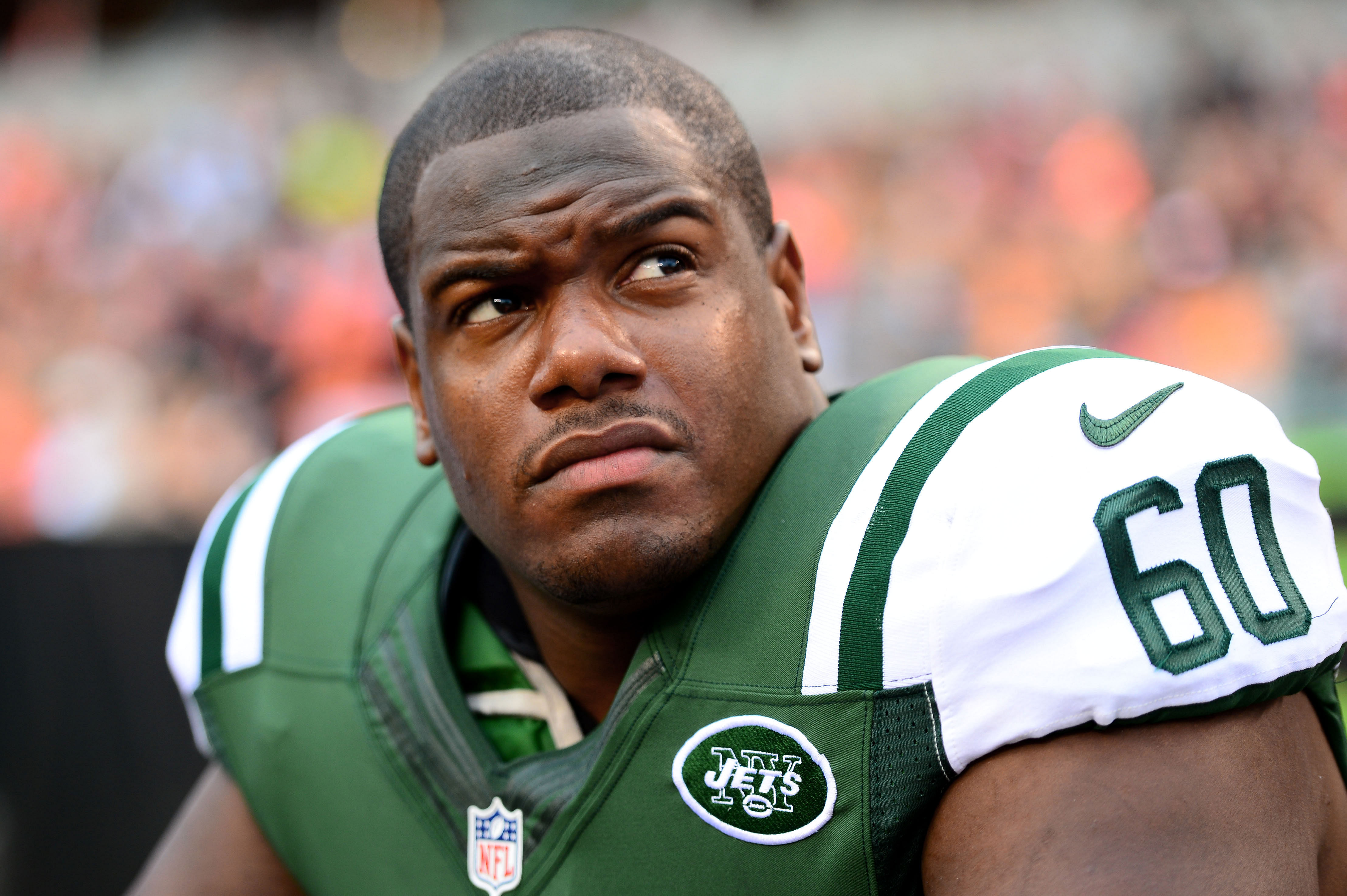 Former New York Jets tackle D'Brickashaw Ferguson