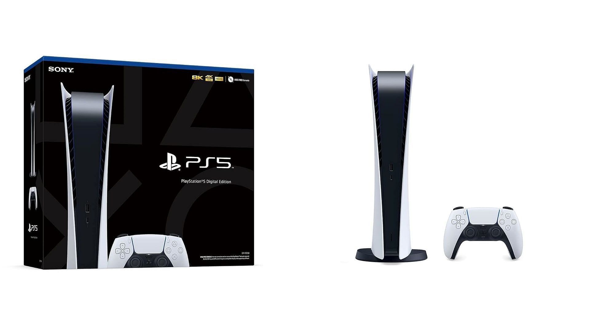 Picture of PS5 with Dual Sense controller