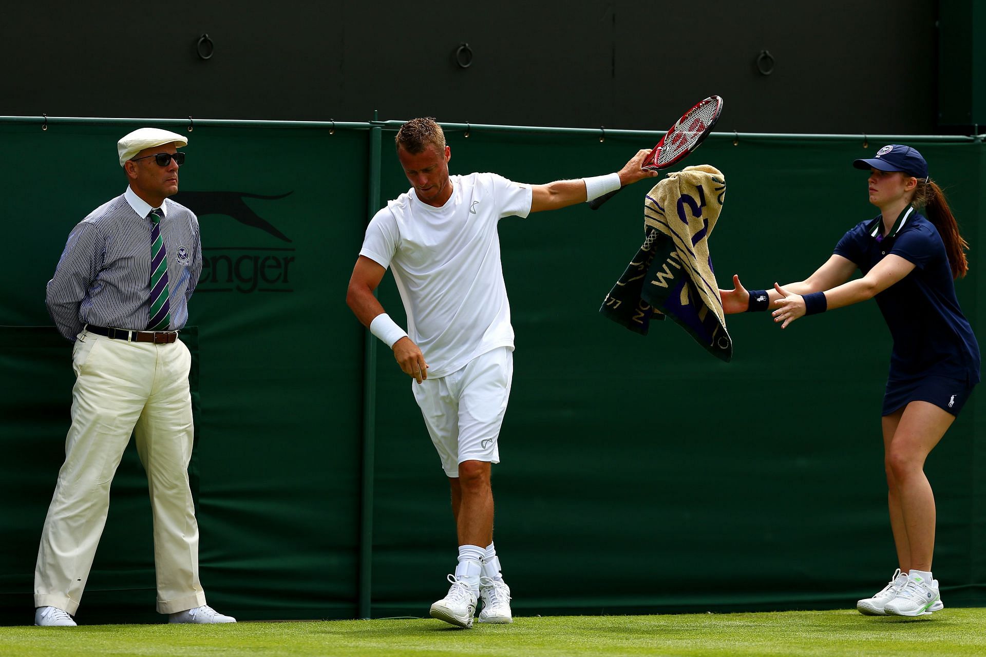 Lleyton Hewitt was the defending champion at the 2003 Wimbledon. (Photo: Getty)