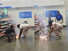 "Hope they have fun in jail" - Netizens divided as Twitch streamer bursts fireworks inside Walmart