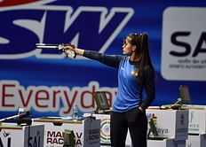 How did Manu Bhaker qualify for the Paris Olympics 2024?