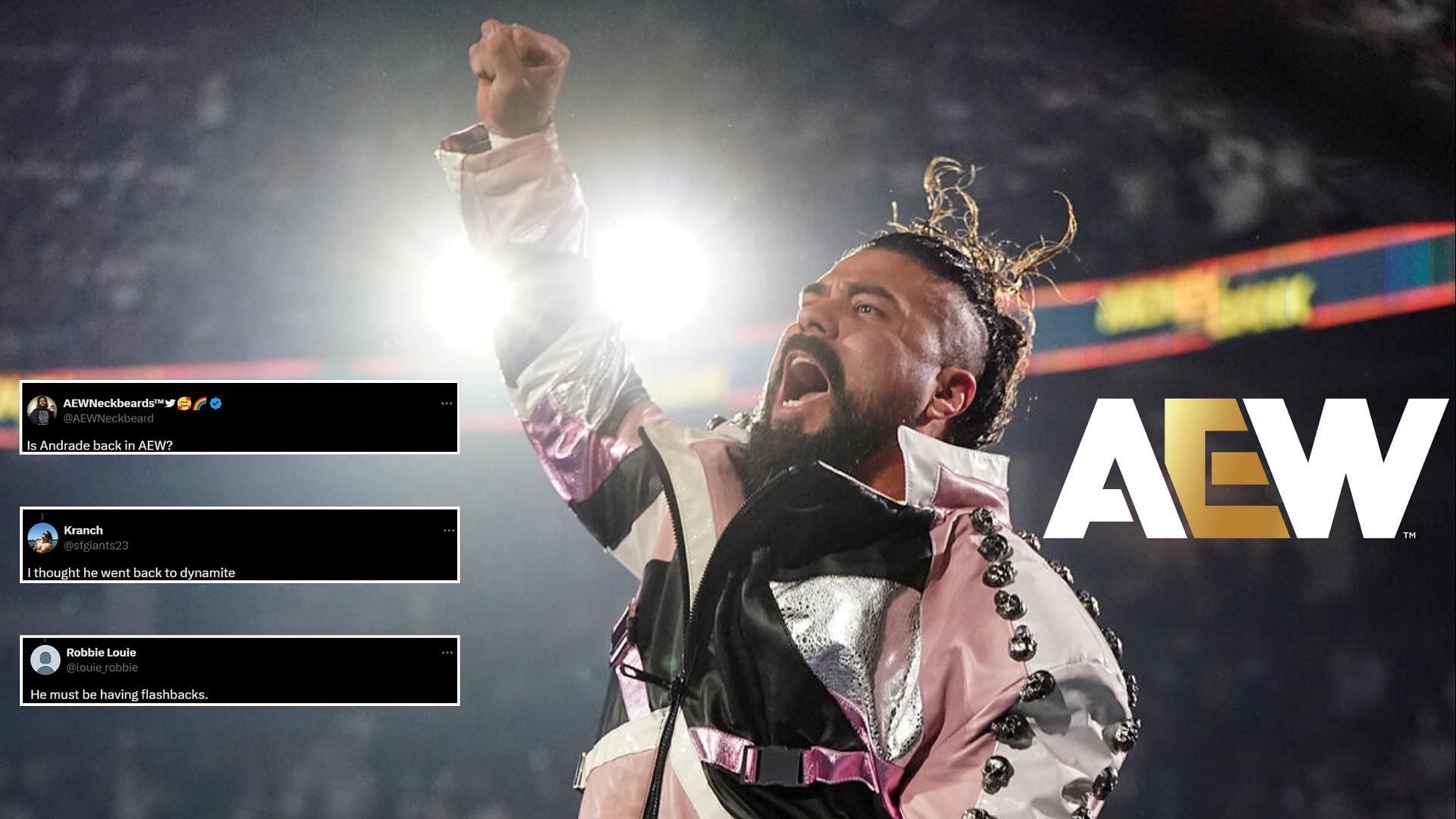 Andrade is a former AEW star who returned to WWE this year [Photo courtesy of WWE