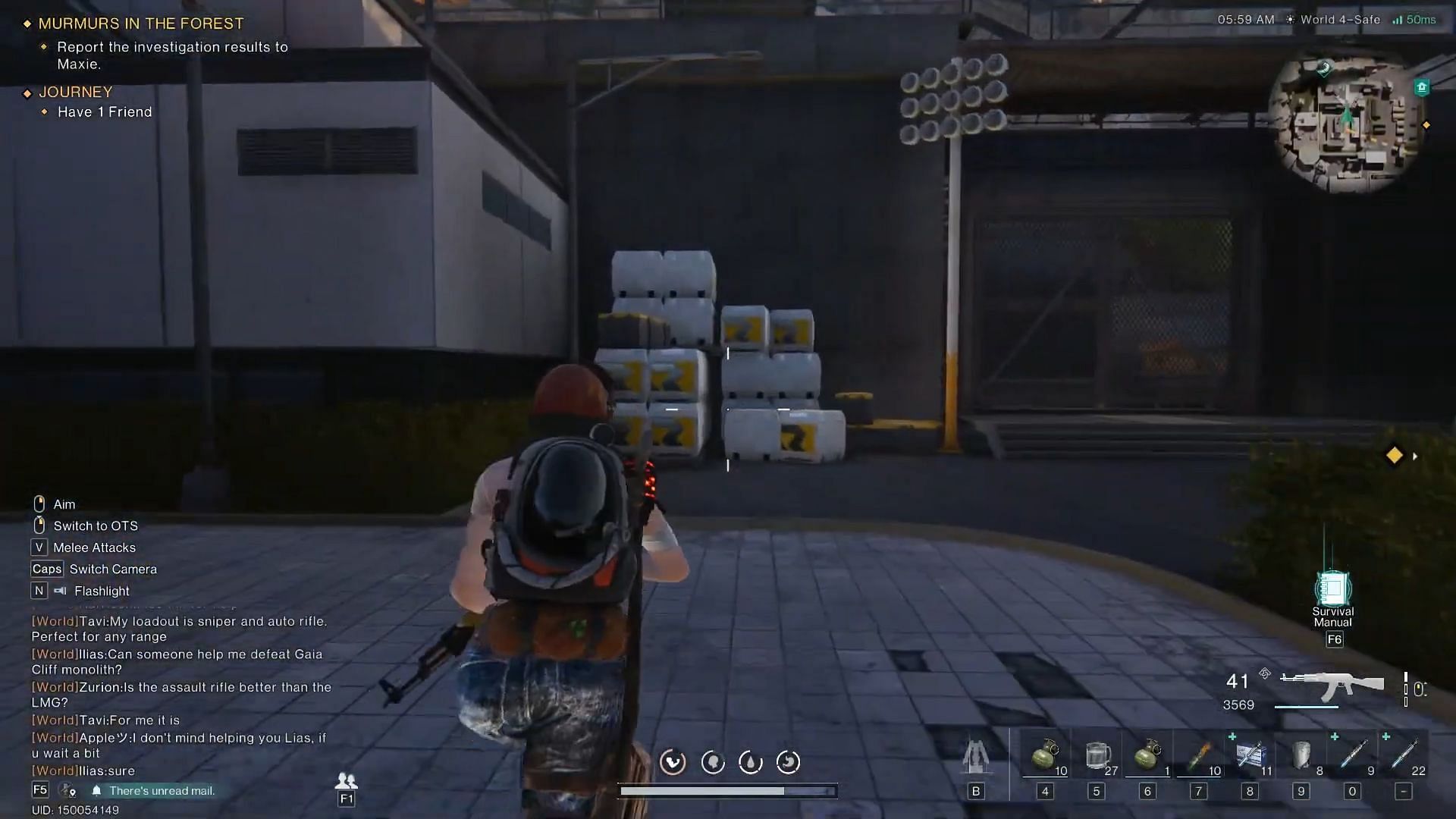 Use the containers to get out (Image via Starry Studio)