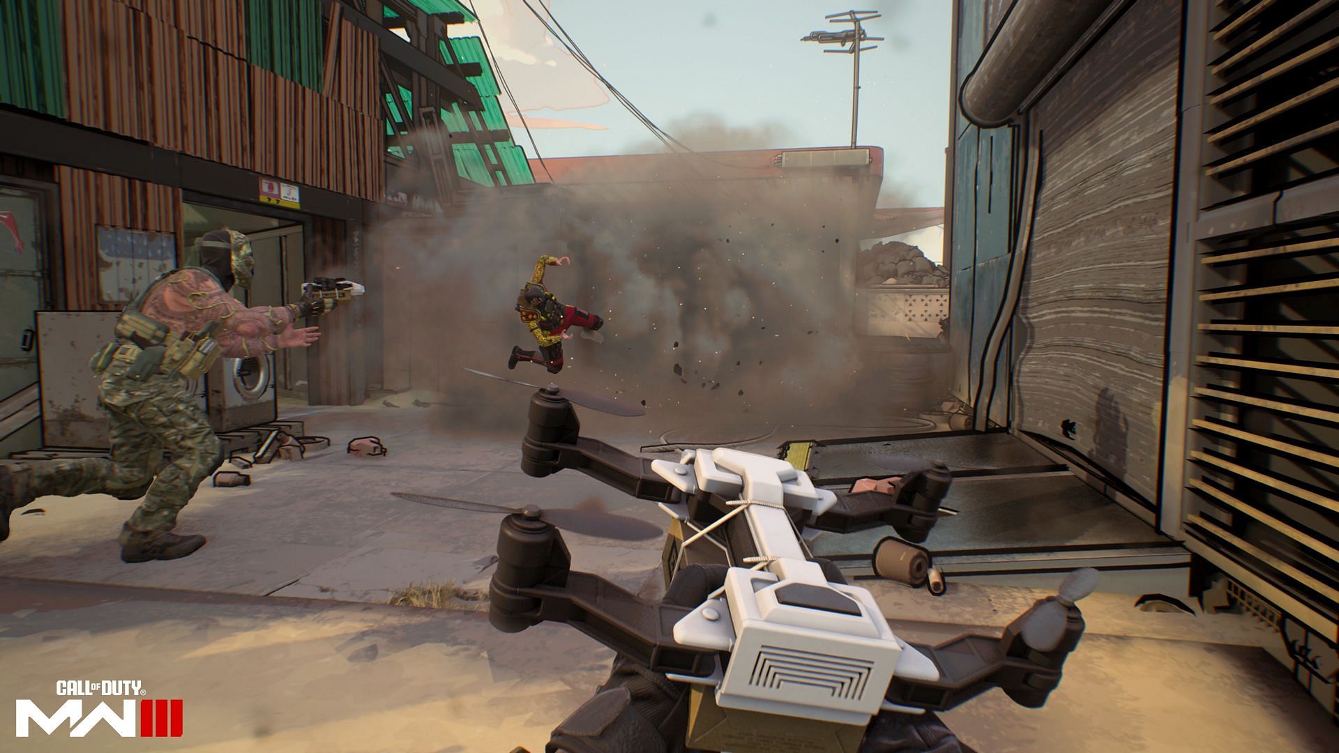 Drone Wars mini-game in CoD Warrior game mode (Image via Activision)