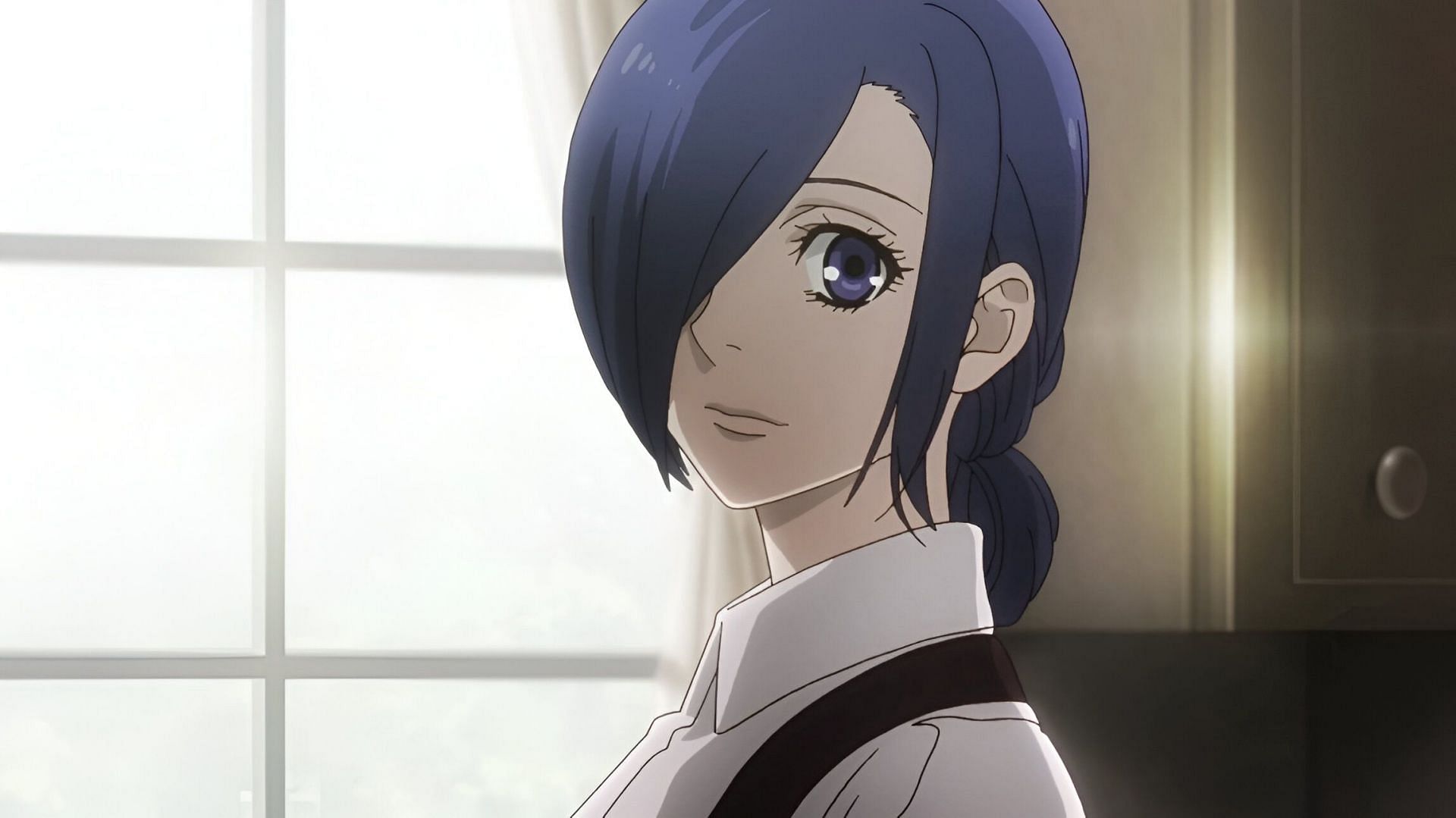 Touka Kirishima as seen in the anime (Image via Studio Pierrot)