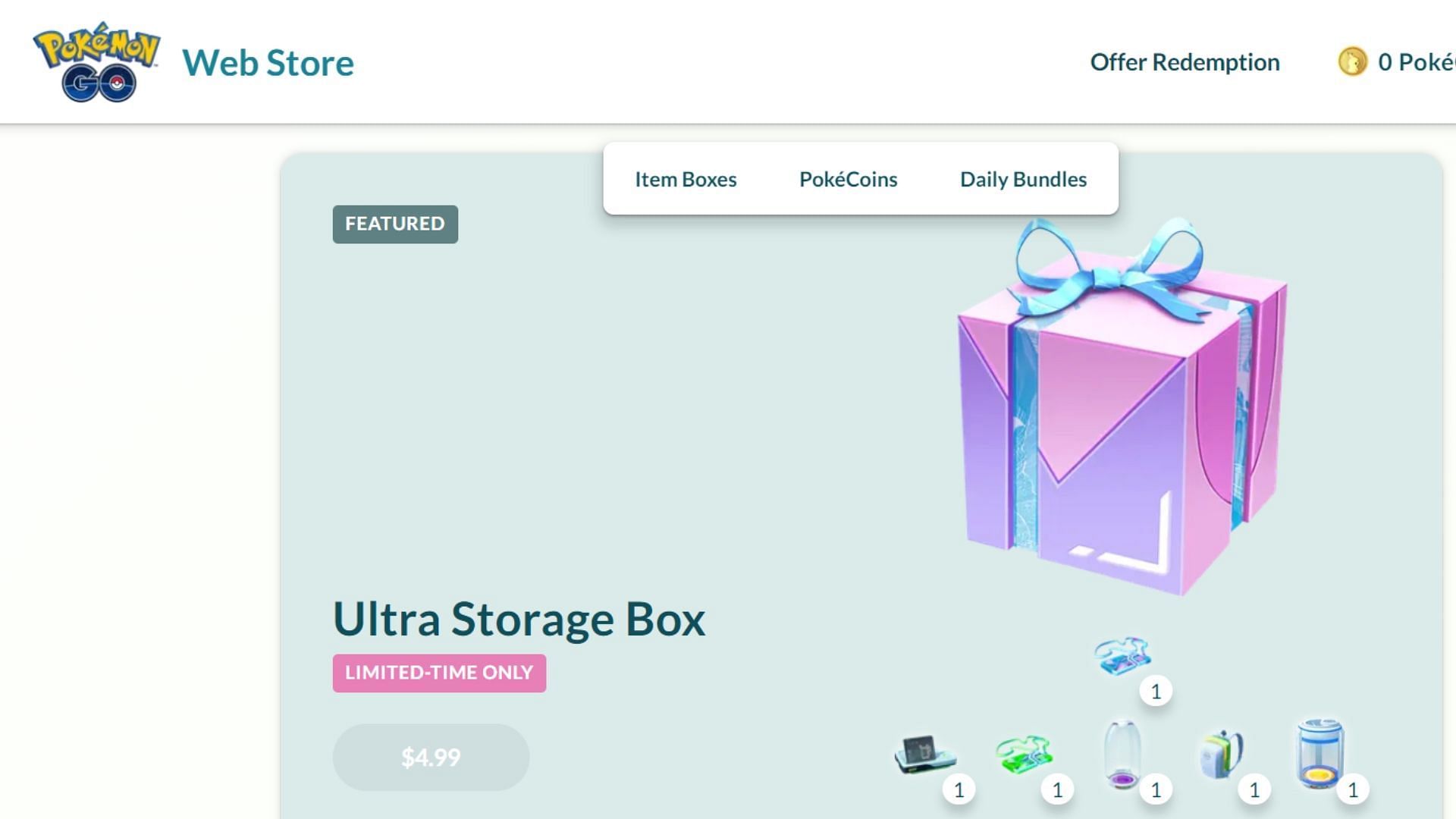 Ultra Storage Box (Image via The Pokemon Company/Niantic)