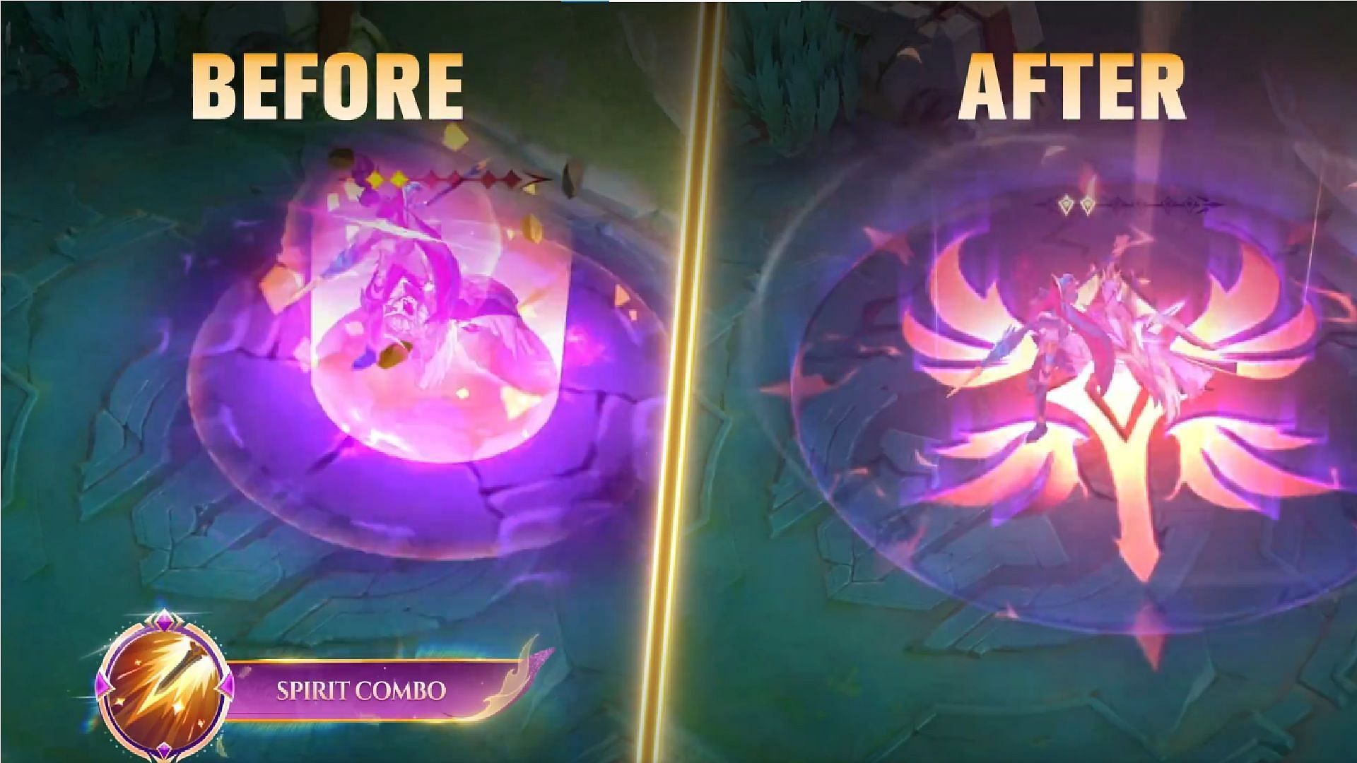 The new landing animation of the second skill looks a lot better (Image via Moonton Games)