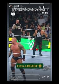 Rikishi's Instagram Story