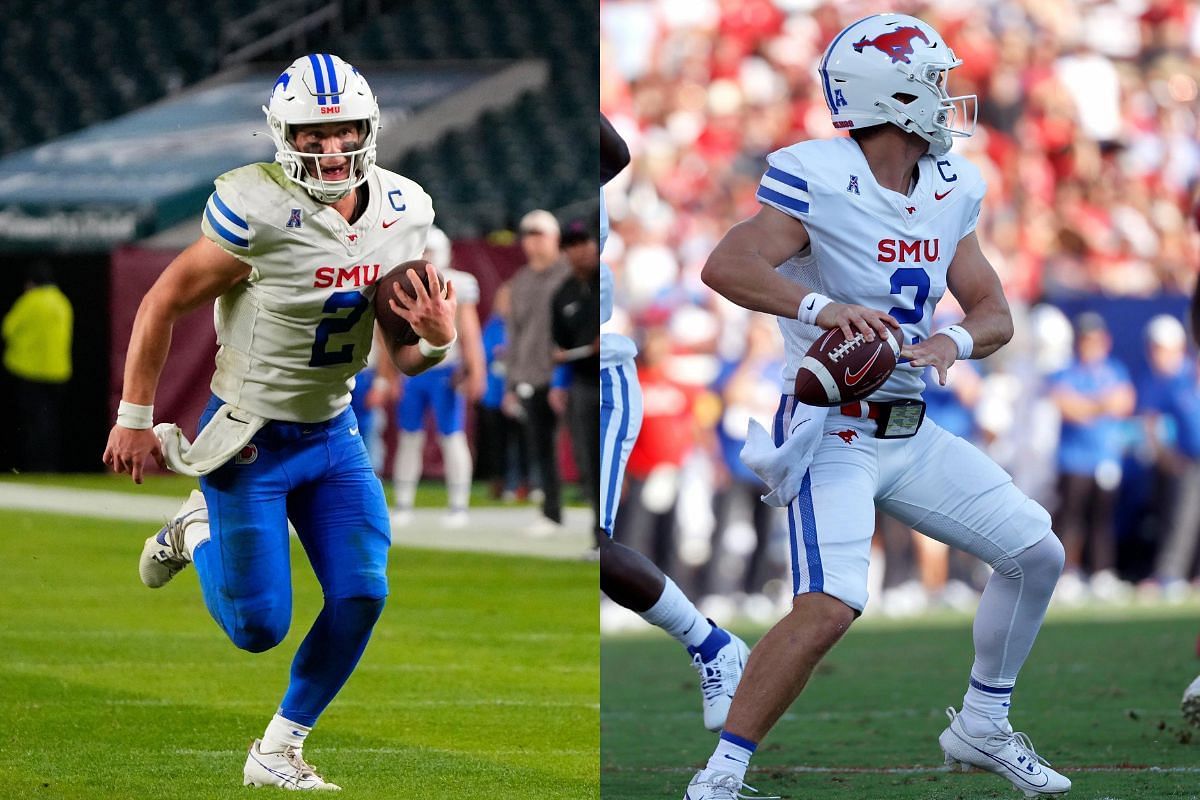 Preston Stone NFL Draft projection 2025: Where will SMU QB land?  (Image Credits - IMAGN)