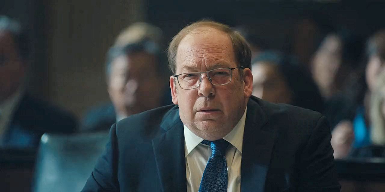 Bill Camp as Raymond Horgan in a still from Presumed Innocent episode 6 (via Apple TV+ / 04:53)