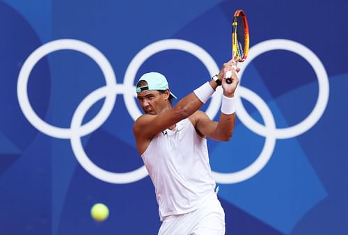 Rafael Nadal at the Paris Olympics 2024. (Photo: Getty)