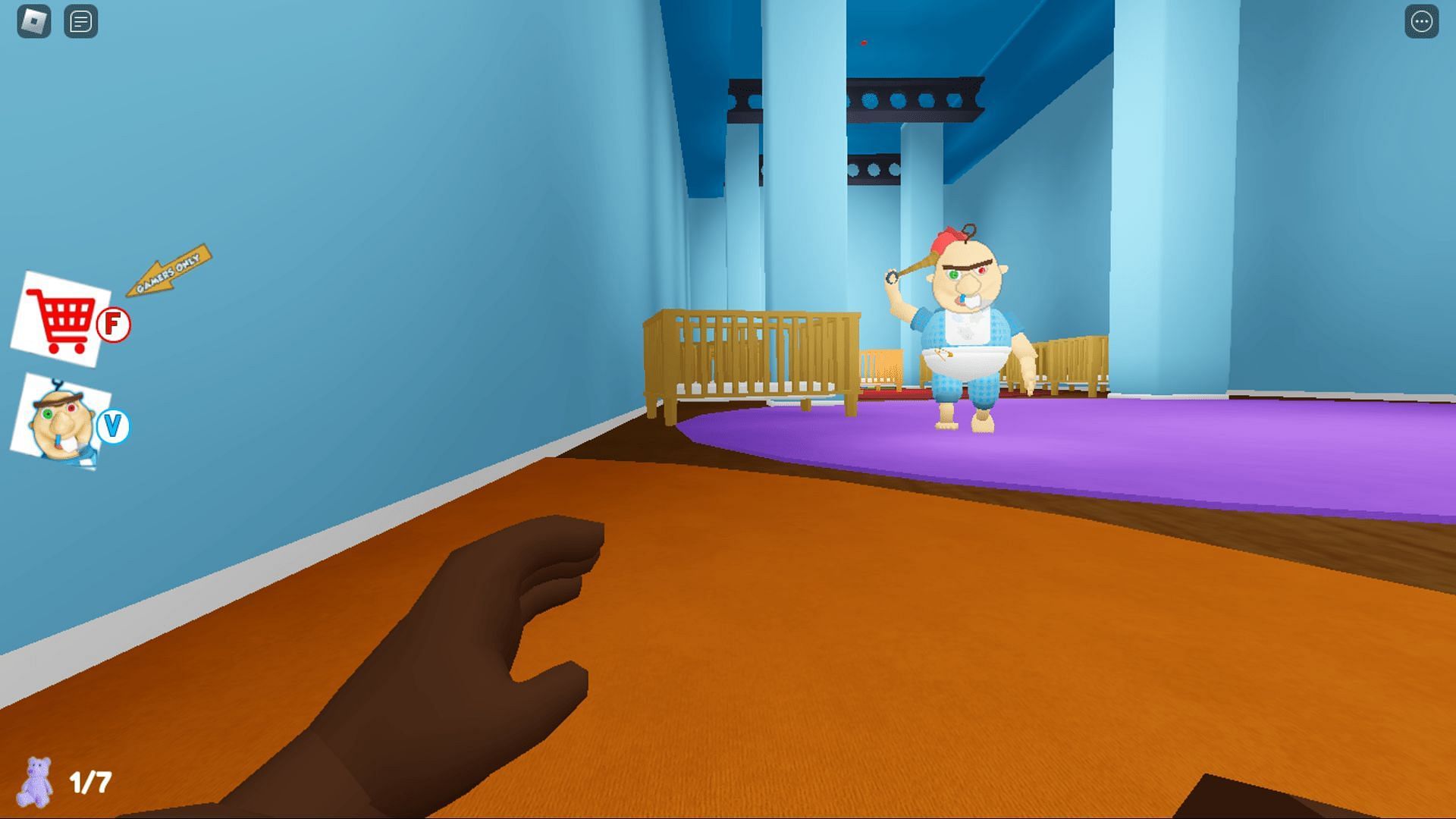 Gameplay screenshot from EBBD (Image via Roblox)