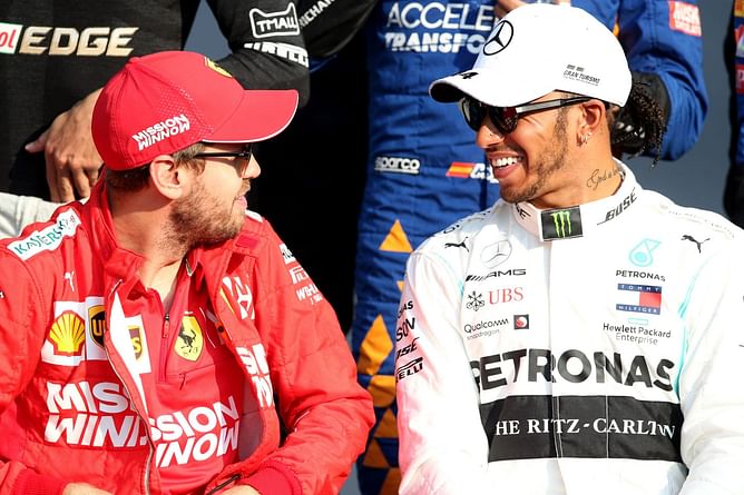“GOAT”: Sebastian Vettel wishes Lewis Hamilton on his record 9th victory at the F1 British Grand Prix