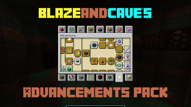 Minecraft BlazeandCave’s Advancements data pack: All you need to know