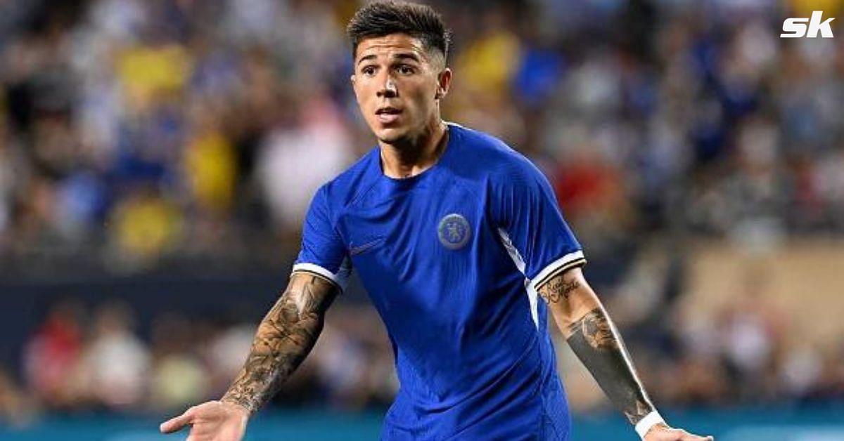 Chelsea midfielder Enzo Fernandez 
