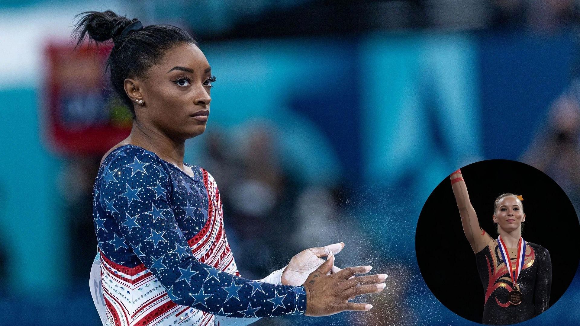 Fans react to Simone Biles trolling MyKayla Skinner after winning team gold at Paris Olympics (Source: Getty Images)