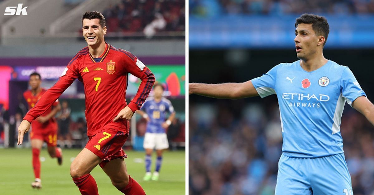 Alvaro Morata (left) and Rodri