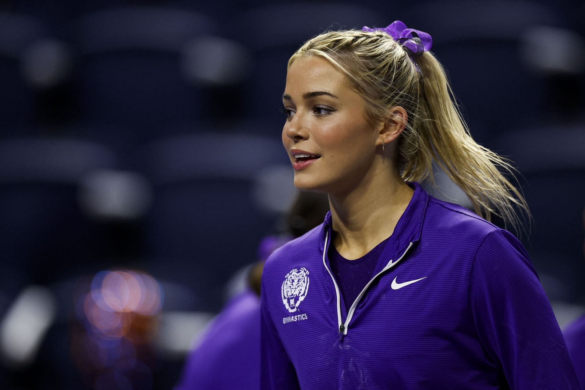 Olivia Dunne at the NCAA championship (Image via Getty)