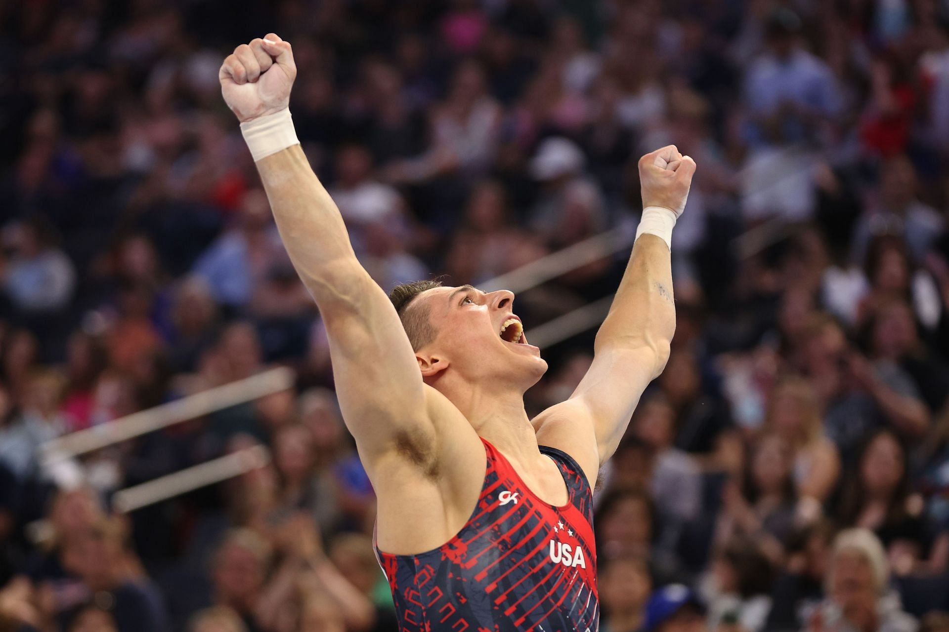 Juda during the US Gymnastics Trials (Image via: Getty Images)