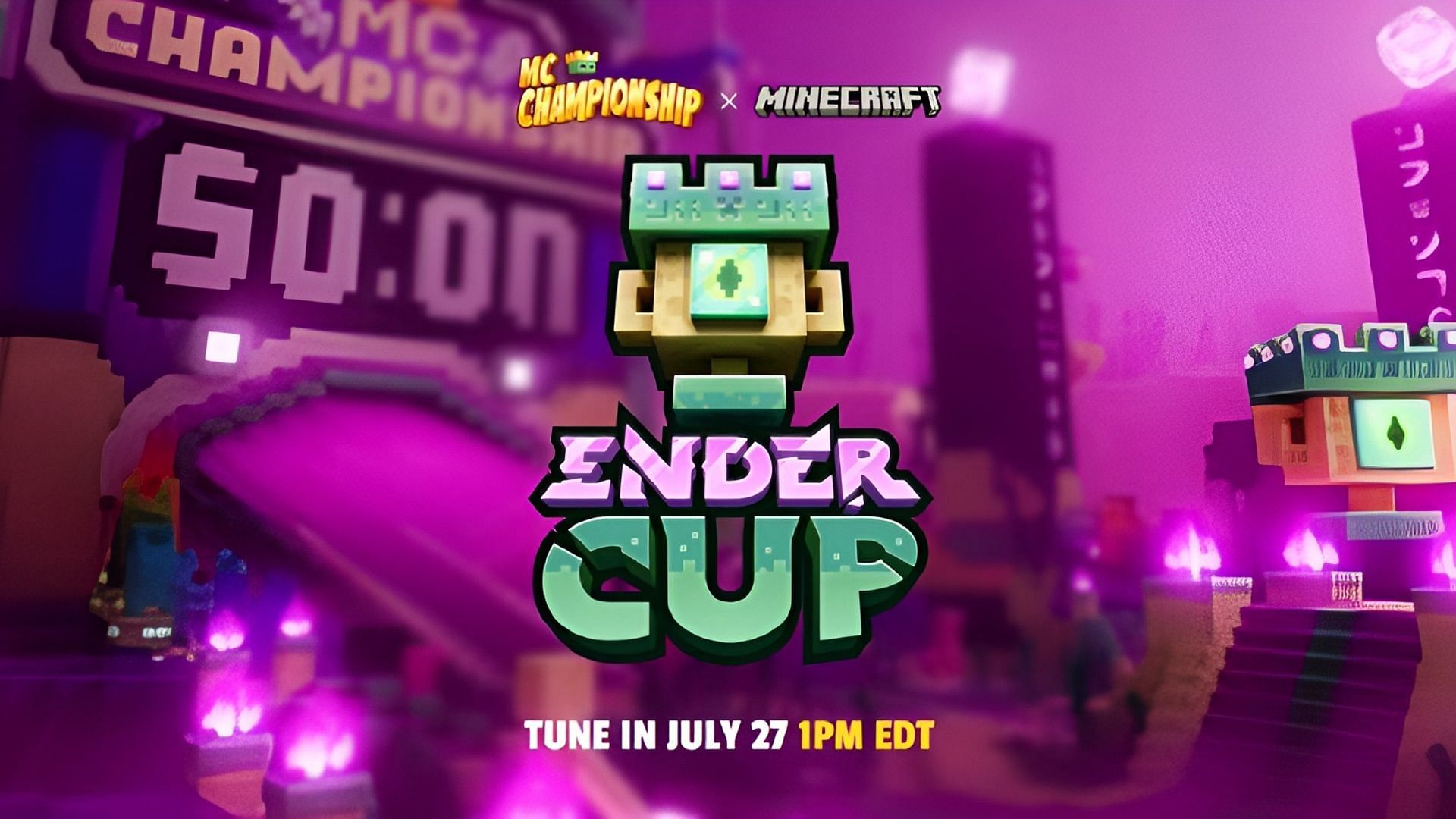 The Ender Cup already has its Minecraft minigames confirmed (Image via Endercup.live)