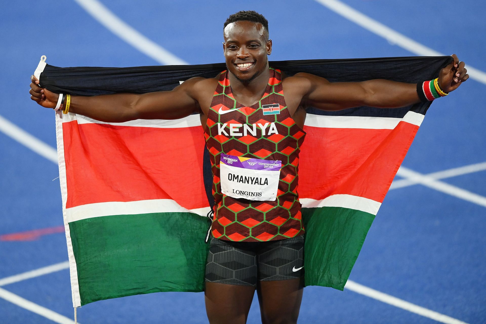 Ferdinand Omanyala during the 2022 Commonwealth Games (Image via Getty Images0