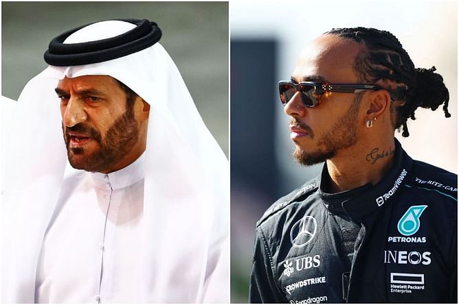 Watch: Lewis Hamilton ignores FIA president Mohammed Ben Sulayem after the F1 British GP