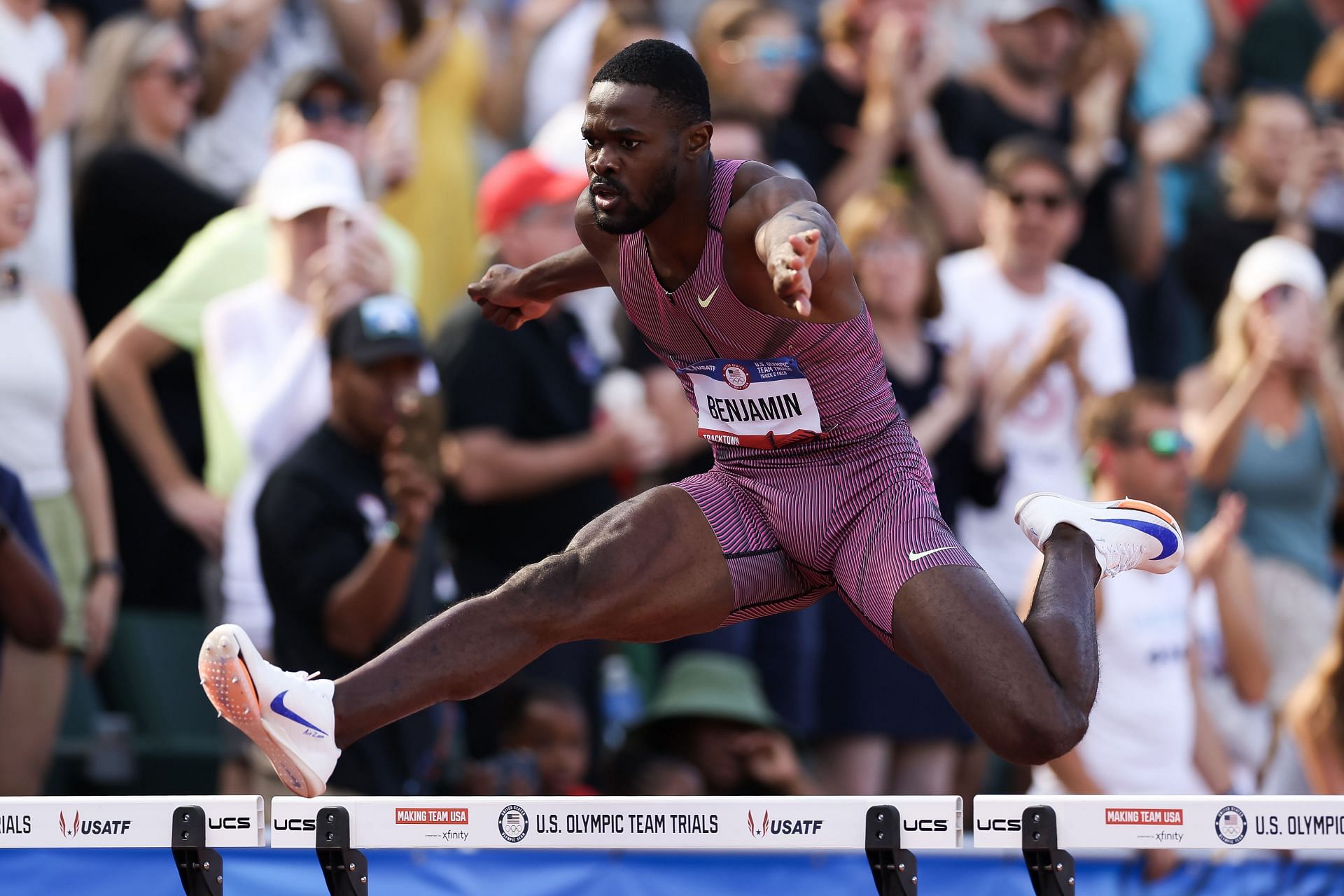 Paris Olympicsbound Rai Benjamin defeats world record holder Karsten