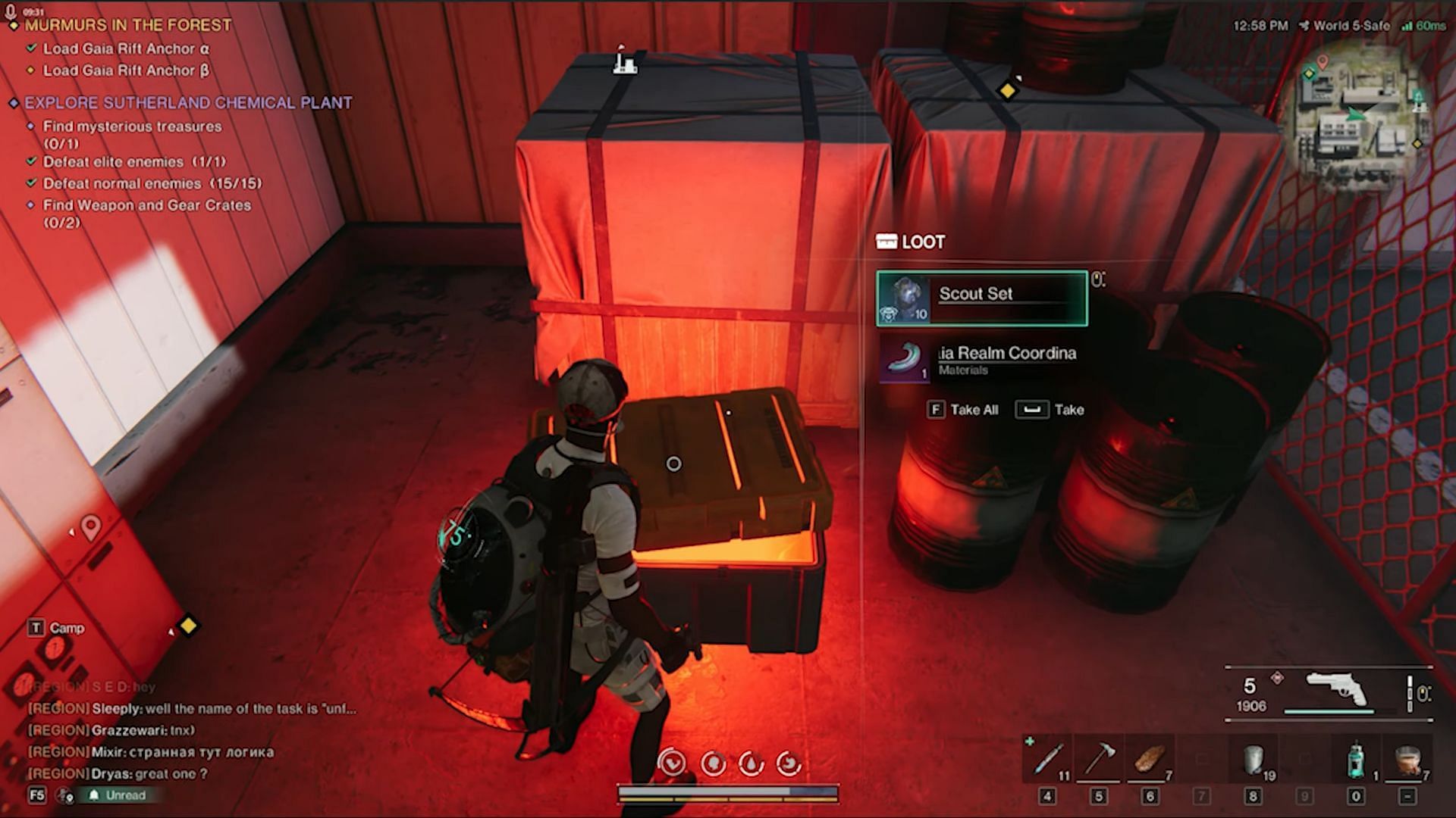 Real Coordinate Segments can also be looted from crates. (Image via Starry Studio || YouTube/OG KIRITO)