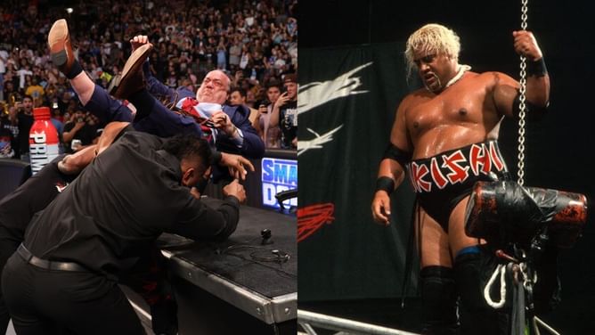 Rikishi sends a cryptic three-word message after The Bloodline destroys Paul Heyman on WWE SmackDown