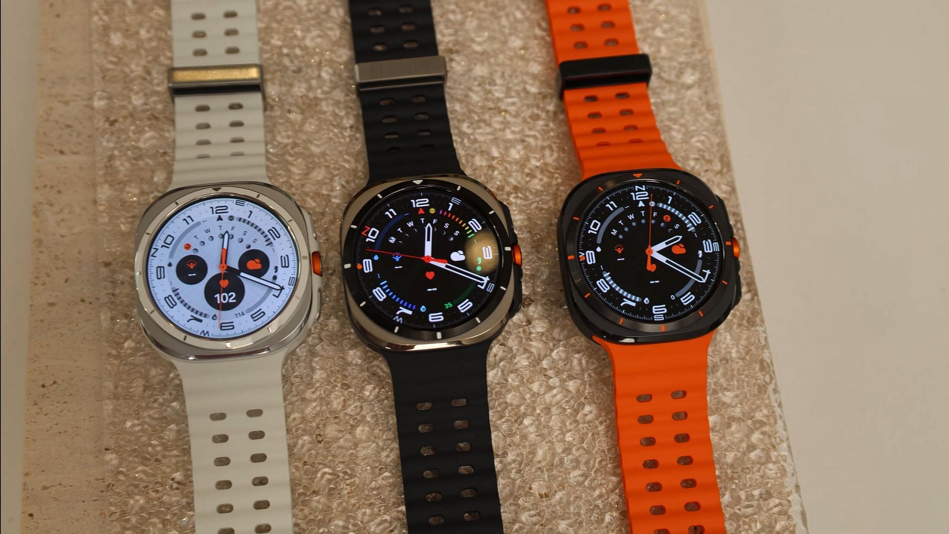 Samsung Galaxy Watch Ultra (Image via @Mike O&#039;Brien/YouTube)