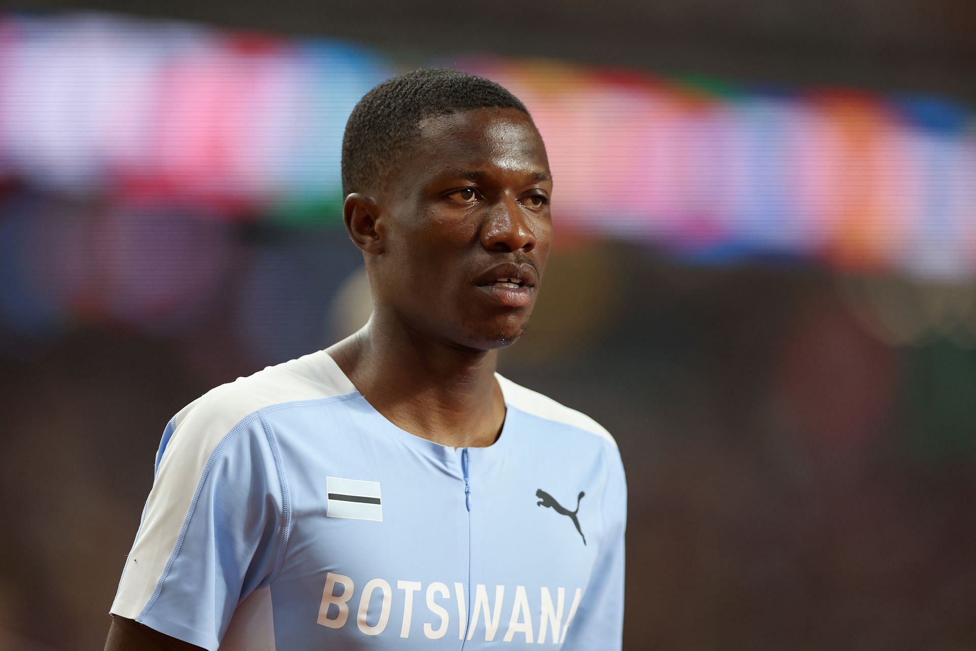 Bayapo Ndori in action on Day 4 of the World Athletics Championships Budapest 2023 for Botswana (Image Credits: GETTY)