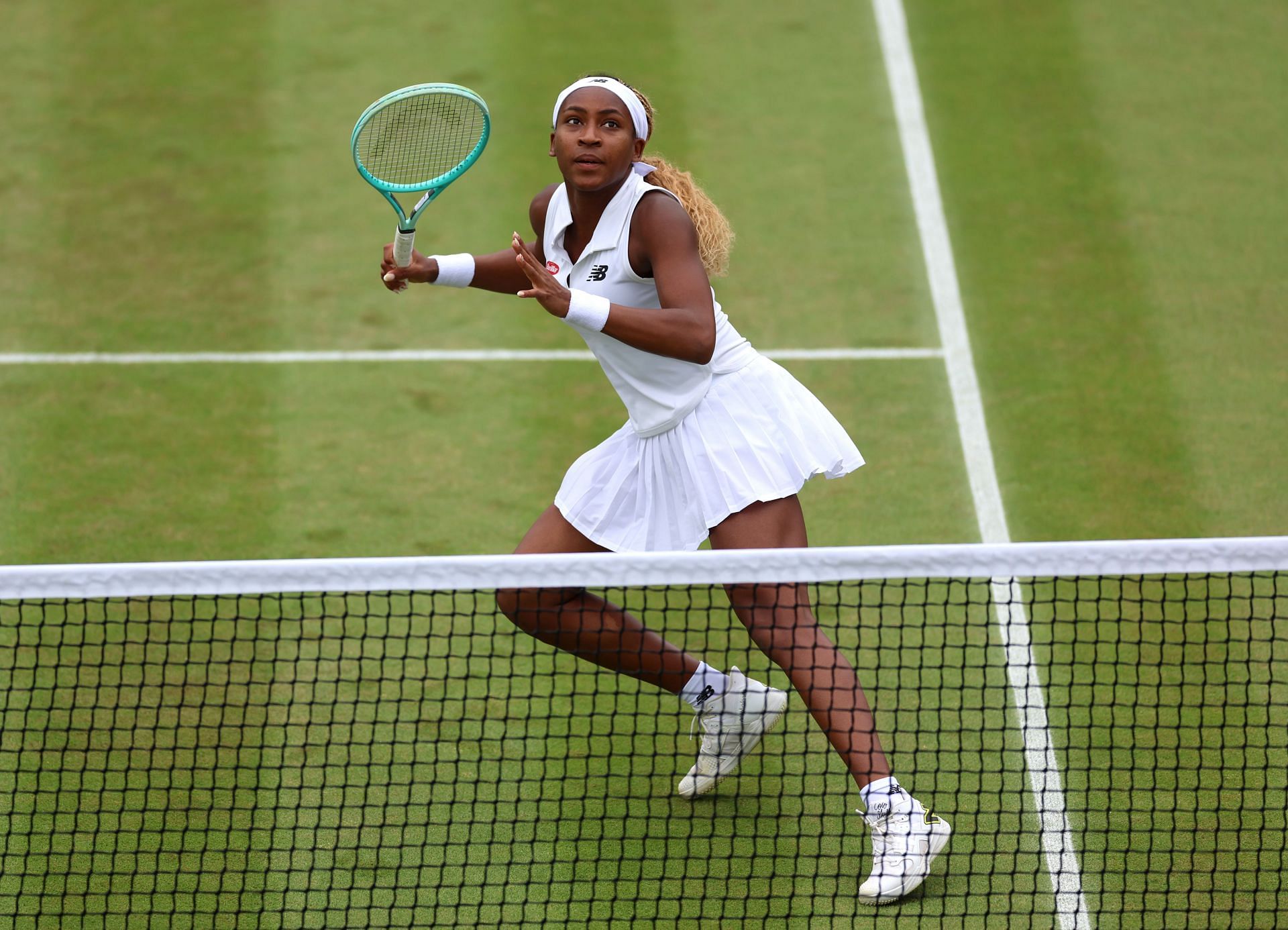 Coco Gauff at Wimbledon 2024 (Image via Getty)