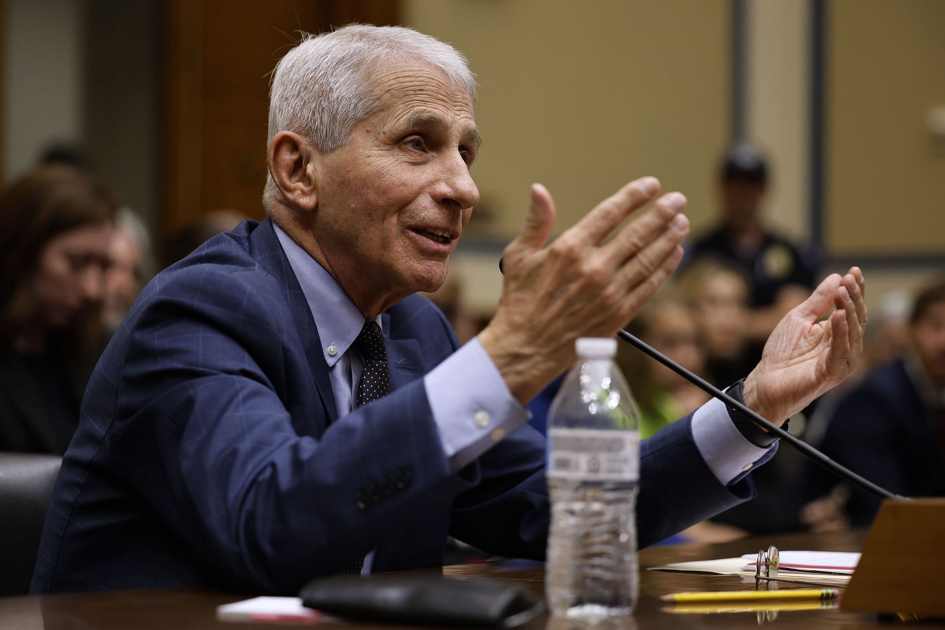 Dr. Fauci appeared in an episode of The Reagans(Image via Getty)