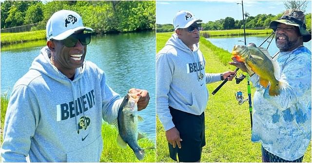 Colorado HC Deion Sanders and Warren Sapp go fishing, catch Peacock ...