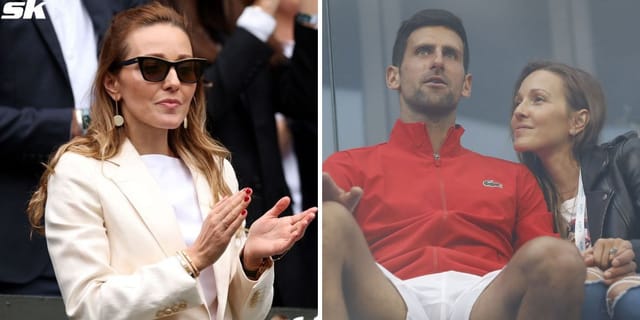 In Pictures Novak Djokovic's wife Jelena goes through emotional