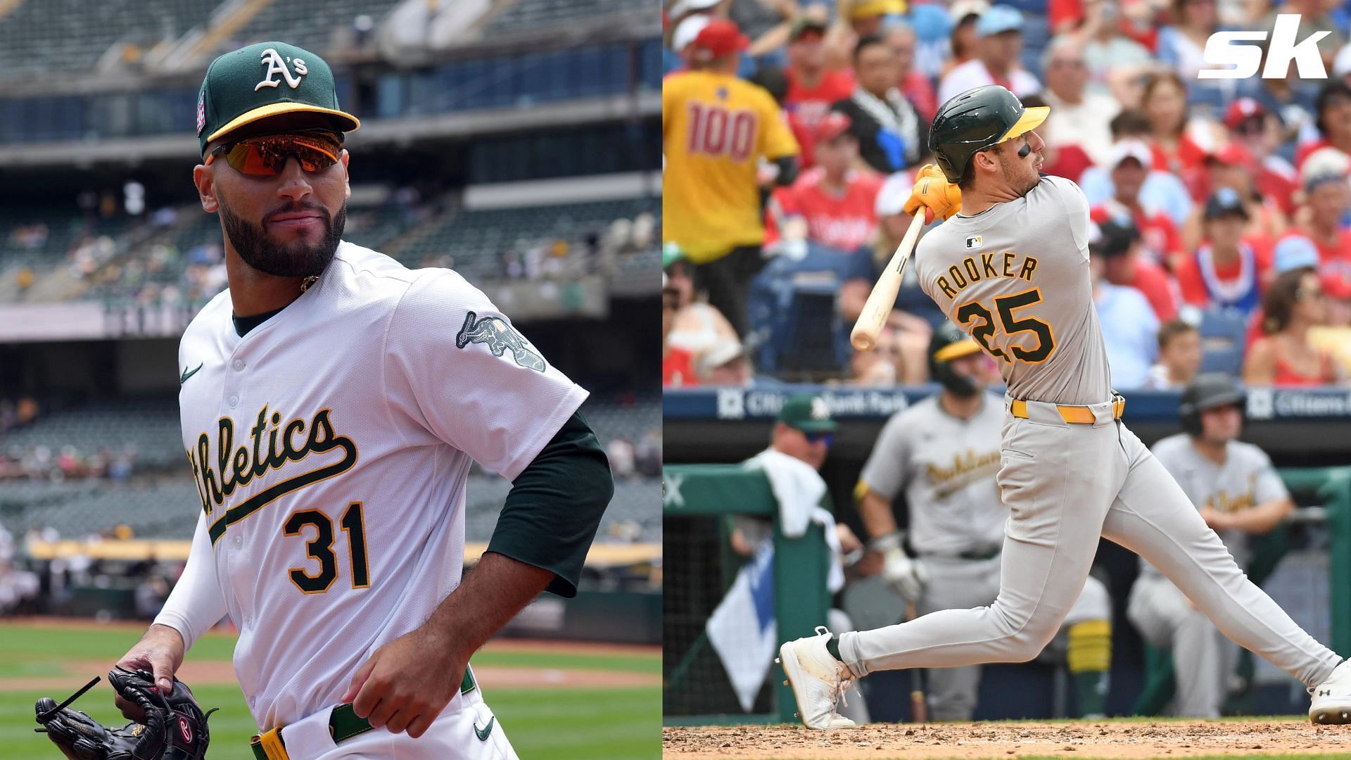 Abraham Toro and Brent Rooker are two Oakland Athletics players who could be moved before the trade deadline (Photo Source: IMAGN)