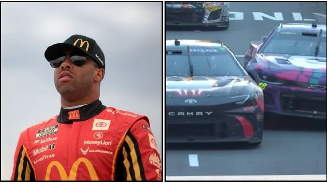 Bubba Wallace issued a $50,000 fine by NASCAR for his post-race caper against Alex Bowman at Chicago