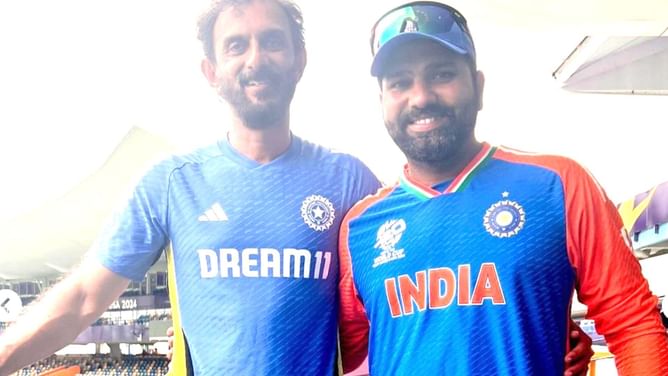 "You are a leader"- India's batting coach hails skipper Rohit Sharma after T20 World Cup win