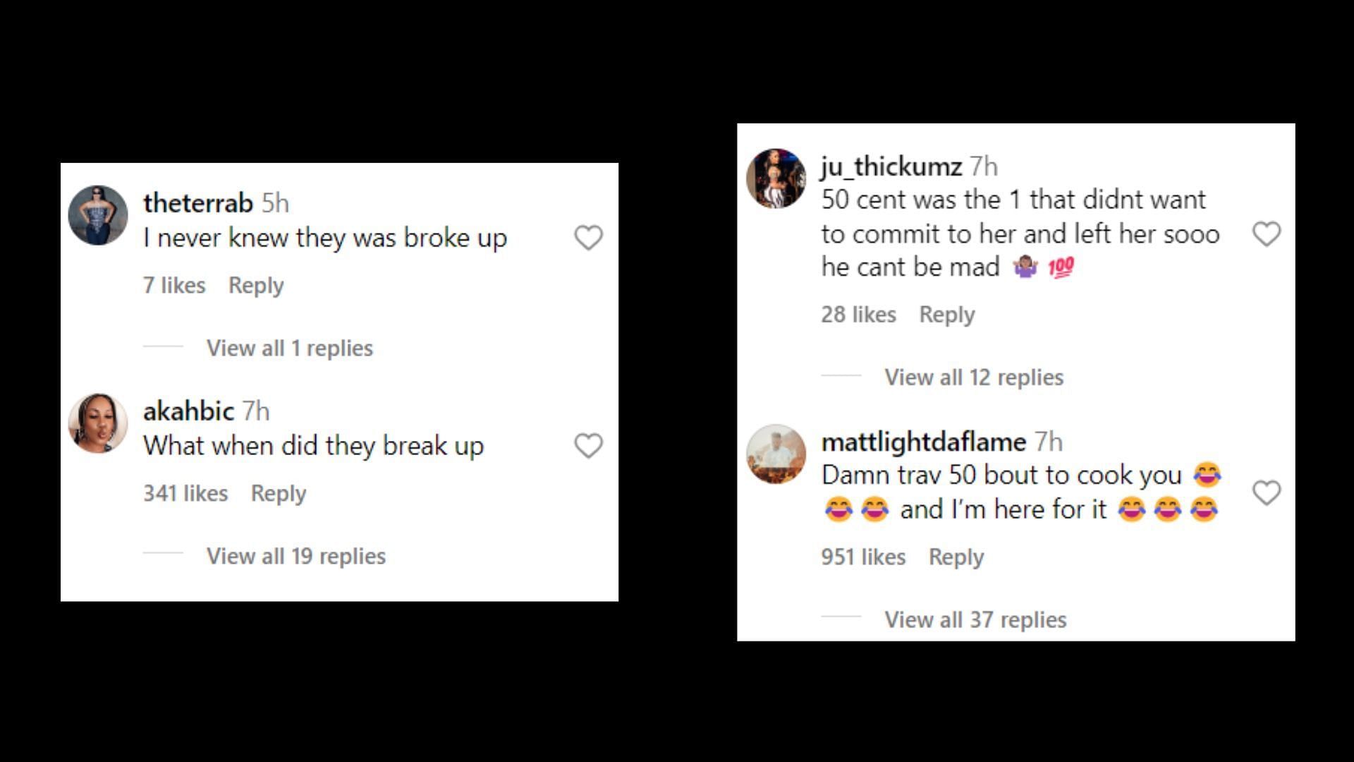 Users react in the comments (Image via Instagram/akademiks)