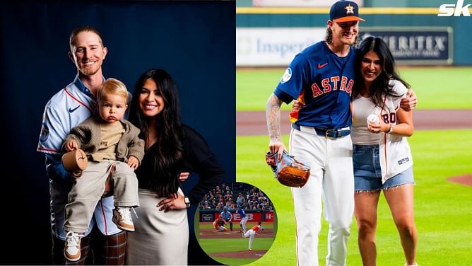 "Love to see it" - Josh Hader's wife Maria reacts to husband's impressive slide shot during Astros vs. Rangers clash
