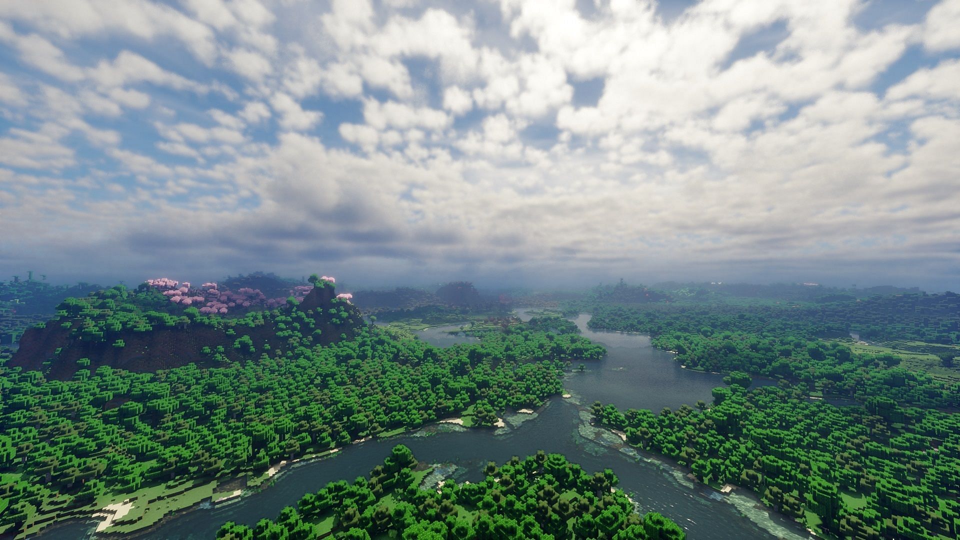 Hundreds of rendered chunks (Image via Mojang)