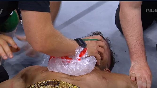 MJF required an oxygen mask after his match on AEW Dynamite