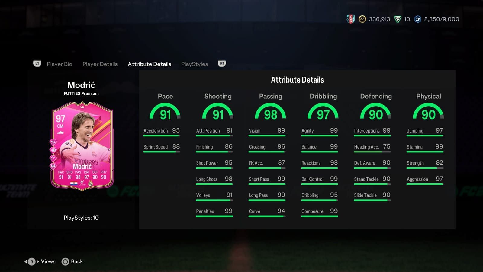 The card has amazing stats (Image via EA Sports)