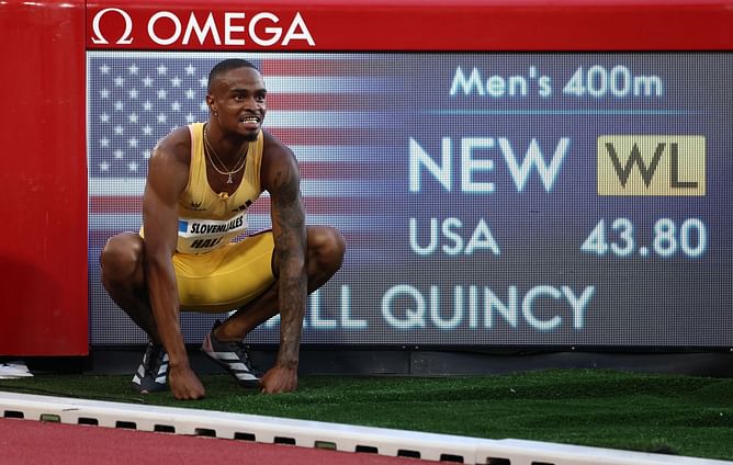 “I don’t let the moment get too big"- Quincy Hall opens up on clocking the fastest 400m of 2024 at the Monaco Diamond League