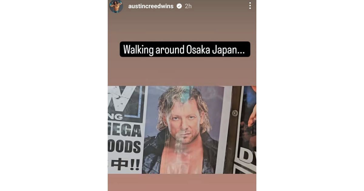 Woods&#039; Instagram Story about Kenny Omega [Image source: WWE star&#039;s official handle]