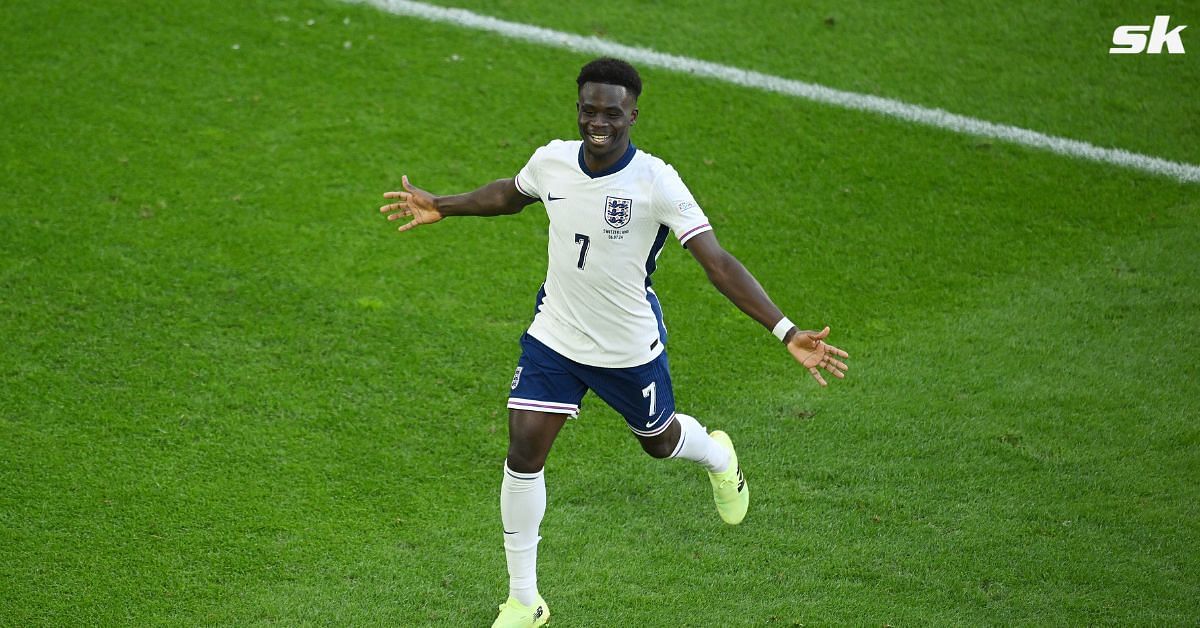 England midfielder Bukayo Saka