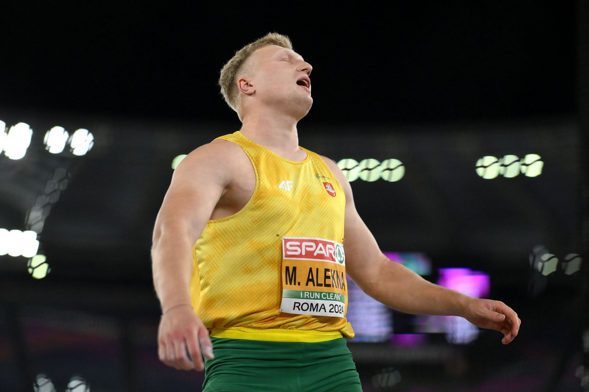 Mykolas Alekna at the 26th European Athletics Championships - Rome 2024: Day One (Source: Getty Images)