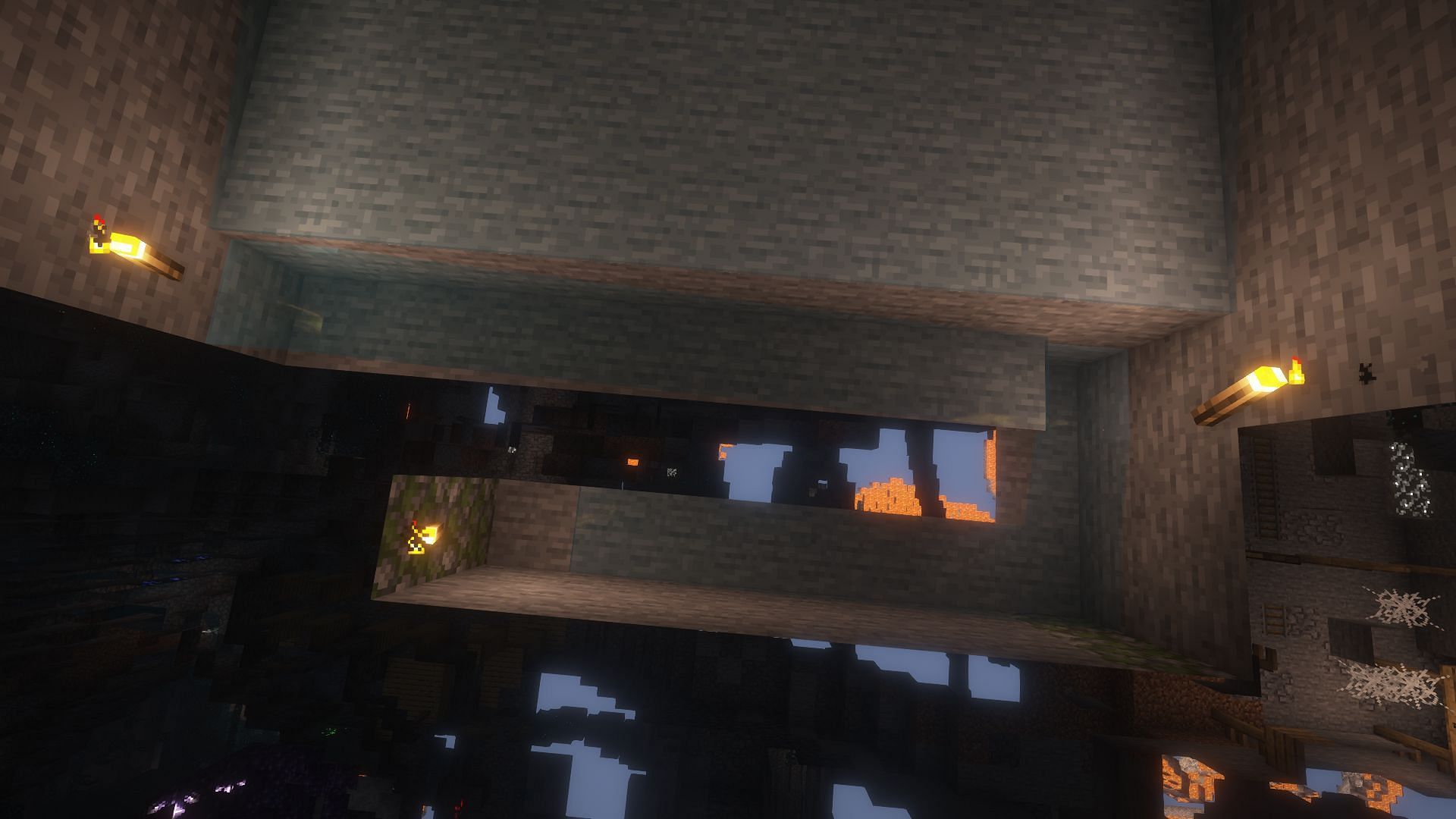 Mine blocks until the water stops flowing (Image via Mojang)